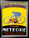 Cycles Meteore Framed Giclee Print by Georges Faivre