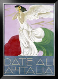 Date Ali All'Italia Framed Giclee Print by Alberto Bianchi