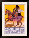 Sevilla Framed Giclee Print by Hohenleiter 