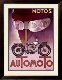 Automoto Impressão giclée emoldurada por Max Ponty Automoto Impressão giclée emoldurada por Max Ponty