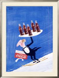Coca-Cola Coke Ski Framed Giclee Print