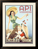 A.P.I. Cioccolato Framed Giclee Print by Di Lullo