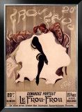 Le Frou-Frou Framed Giclee Print by Lucien-Henri Weiluc
