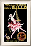 Gallo, Pastas Alimenticias Framed Giclee Print by Leonetto Cappiello