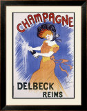 Champagne Delbeck Reims Framed Giclee Print by Leonetto Cappiello