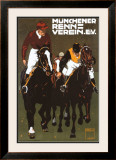 Munchener Renn Verein Framed Giclee Print by Ludwig Hohlwein