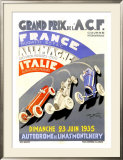 Grand Prix de l'A.C.F., 1935 Framed Giclee Print by Geo Ham