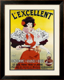 L'Excellent Framed Giclee Print by Georges Meunier