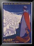 Alger Framed Giclee Print by Roger Broders