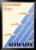 Australia Framed Giclee Print by Sellheim 