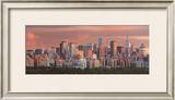 Sunset over New York Skyline Posters by Hank Gans
