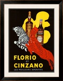 Florio et Cinzano Apertifs Framed Giclee Print by Leonetto Cappiello