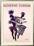 Katherine Dunham Framed Giclee Print by Paul Colin