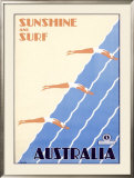 Australia Framed Giclee Print by Sellheim 