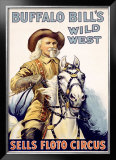 Buffalo Bill's Wild West, Sells Floto Circus Framed Giclee Print