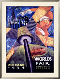 Chicago World's Fair, 1934 Framed Giclee Print by Sandor 