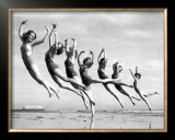 Lillian Newman's Dancers Framed Giclee Print