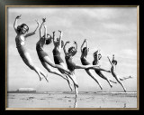 Lillian Newman's Dancers Framed Giclee Print