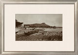 In Front of Outrigger Canoe Club, Waikiki Beach, Hawaii, 1917 Posters