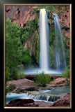 Havasupai Falls, Grand Canyon Framed Giclee Print by Jon Cox
