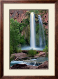 Havasupai Falls, Grand Canyon Framed Giclee Print by Jon Cox