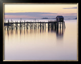 Old Wharf at Dawn Posters by Rezendes 