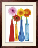 Four Gerberas Prints by Bryan Peterson