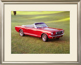 1966 Ford Mustang Convertible Framed Giclee Print