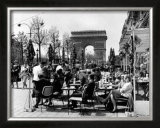 Café on the Champs Elysees, Paris, 1960 Posters