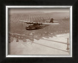 China Clipper in Flight over San Francisco, California 1939 Posters by Clyde Sunderland