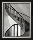 Spiral Stairs I Prints by Linda Butler