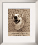 Smile and the World Smiles with You Prints by Jim Dratfield