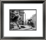 Frozen Fountain in Winter, Piccadilly Circus, 1956 Art