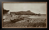 In Front of Outrigger Canoe Club, Waikiki Beach, Hawaii, 1917 Posters