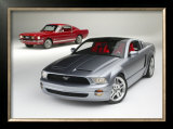 Mustang GT Coupes Framed Giclee Print