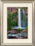 Havasupai Falls, Grand Canyon Framed Giclee Print by Jon Cox