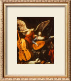 St. Cecilia and the Angel Prints by Carlo Saraceni