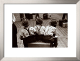 Boys on a Suitcase, 1947 Poster by Ruth Orkin
