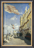 Hotel des Roches Noires, Trouville.  1870 Posters by Claude Monet