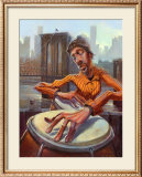 The Conga Player Prints by Justin Bua