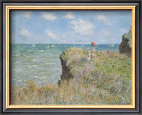 Cliff Walk at Pourville, 1882 Prints by Claude Monet