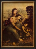 The Virgin and Child with St. Anne Prints by Leonardo da Vinci 