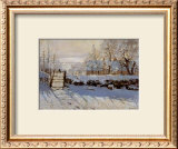 La Pie, Effet de Neige Art by Claude Monet