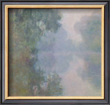 The Seine at Giverny, Morning Mists, 1897 Art by Claude Monet