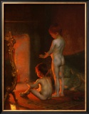 After the Bath, 1890 Posters by Paul Peel