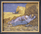 Midday Rest (after Millet), c.1890 Prints by Vincent van Gogh