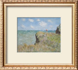 Cliff Walk at Pourville, 1882 Posters by Claude Monet