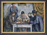 The Card Players, 1890-1892 Poster by Paul Cézanne