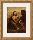 The Virgin and Child with St. Anne Posters by Leonardo da Vinci 