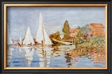 Boats at Argenteuil Prints by Claude Monet